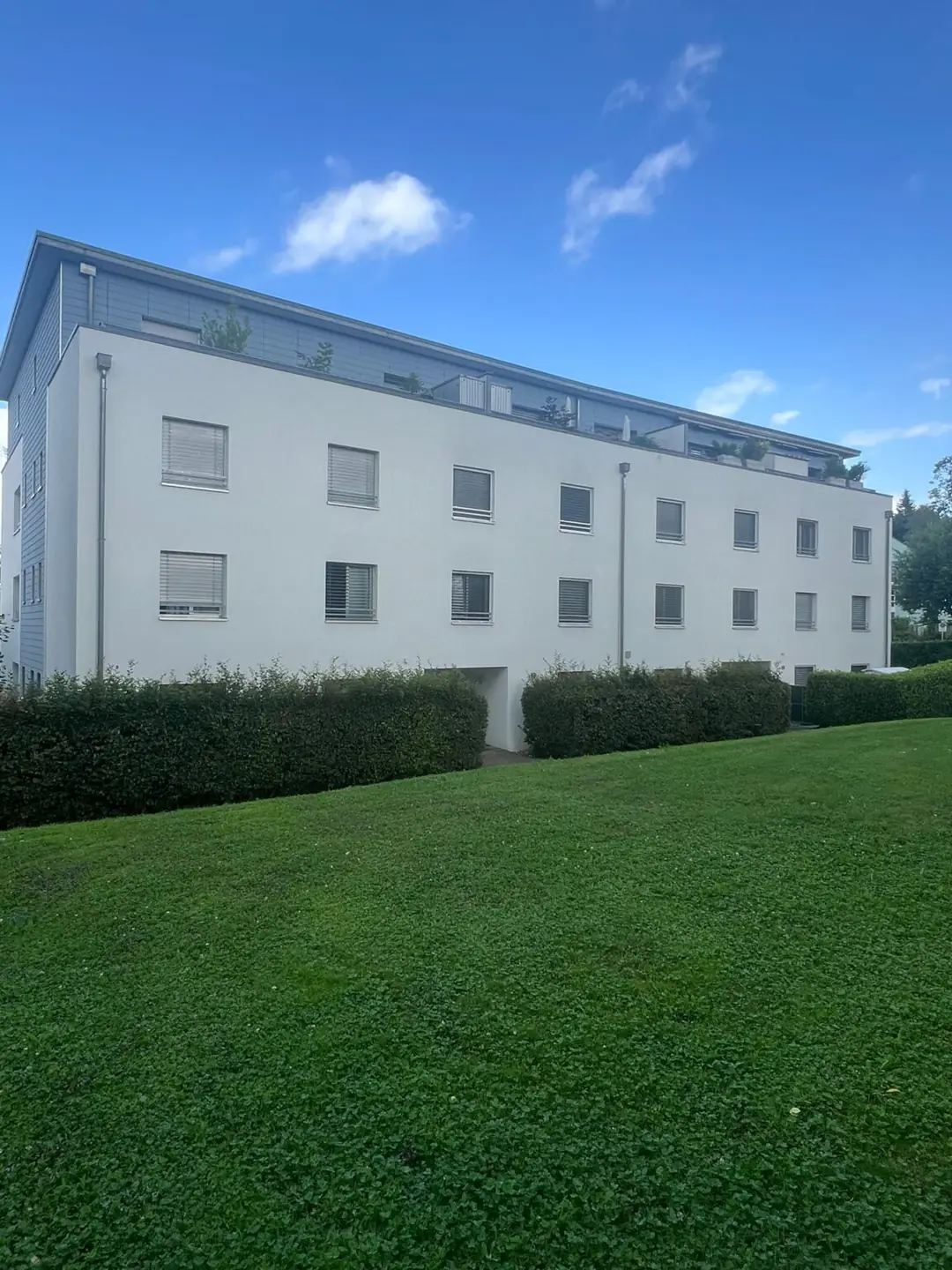 Efter: Fasadtvätt med långtidsverkande behandling